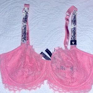 Victoria’s Secret very sexy logo shine straps balconette Demi bra